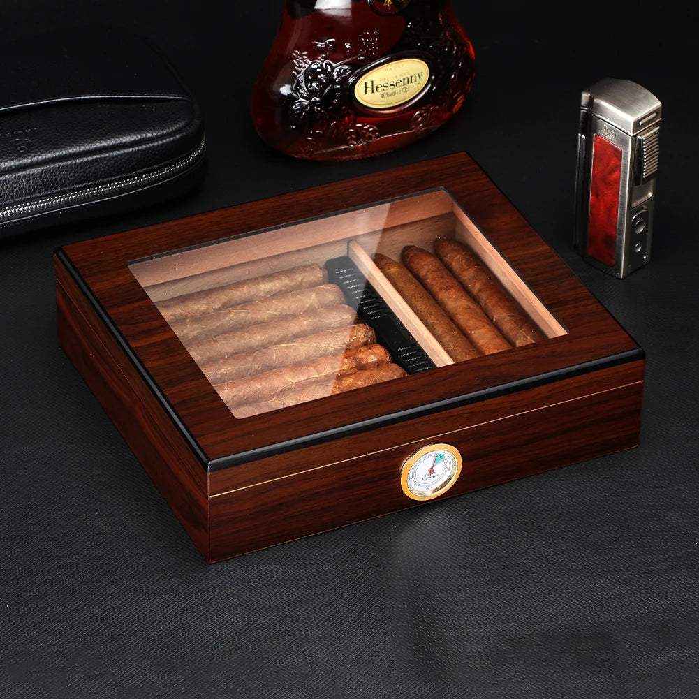 Humidifier Air diffuser Cigar cedar wood travel humidor Portable charuto storage box Travel-friendly humidor for cigars Compact cedar wood cigar case Wooden travel cigar container Humidity-controlled travel humidor Cedar-lined cigar travel box Small size cigar humidor Cigar protection on the go Travel cigar accessory Secure travel cigar storage Lightweight cedar wood humidor Humidified travel cigar case