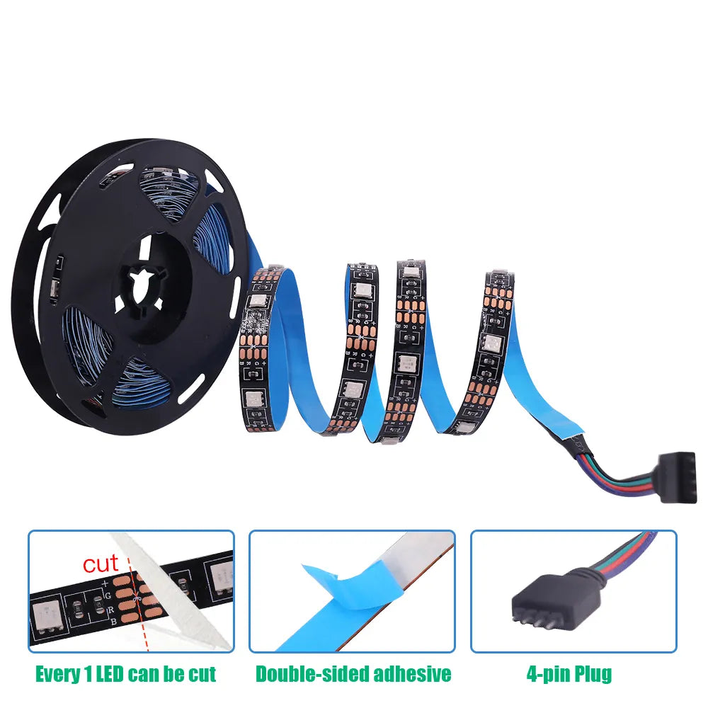 torch lamp 5v RGB LED Strip 5050 LED Strip RGB Light Tape 5v Color Changing Strip Addressable LED Ribbon Digital RGB Strip Flexible LED Tape Multicolor LED Band 5v LED Flexible Strip Programmable RGB Lights Smart LED Ribbon Ambient Lighting Strip Decorative LED Tape 5050 RGB Light String Pixel LED Strip