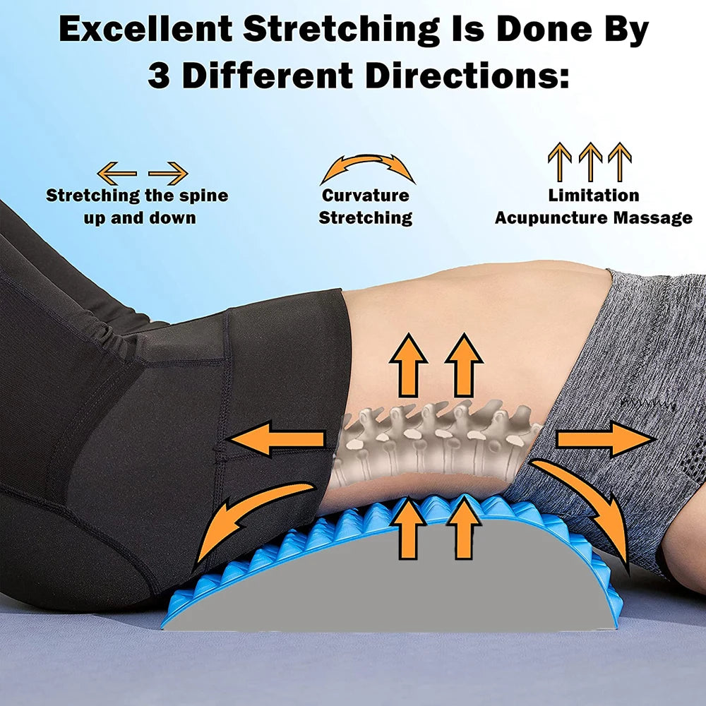 body massager Back stretcher pillow Pain relief back pillow Lumbar support cushion Spinal decompression pillow Back pain relief accessory Orthopedic back support pillow Comfortable lumbar cushion Spine alignment pillow Ergonomic back stretcher Relaxation pillow for back pain Lumbar pain relief cushion Back decompression support Pillow for lower back relief Posture improvement pillow