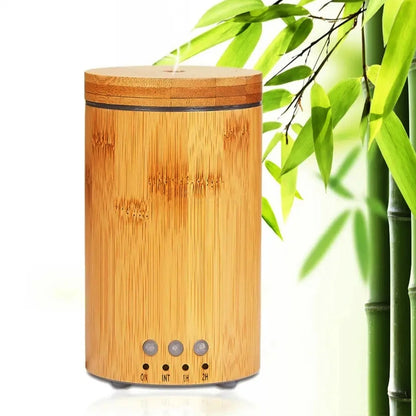 Humidifier  Air diffuser  Bamboo essential oil diffuser  Aromatherapy bamboo diffuser  Natural bamboo aroma diffuser  Decorative essential oil diffuser  Eco-friendly oil diffuser  Bamboo design aromatherapy device  Compact bamboo diffuser  Ultrasonic bamboo mist maker  Stylish essential oil diffuser  Bamboo-inspired aroma dispenser  Elegant bamboo oil diffuser  Quiet operation bamboo diffuser  Bamboo home fragrance diffuser  Eco-conscious aromatherapy tool  Modern bamboo essential oil diffuser